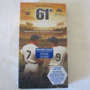 2001 New / Sealed VHS Tape: 61* - Baseball Film w/ Barry Pepper & Thomas Jane